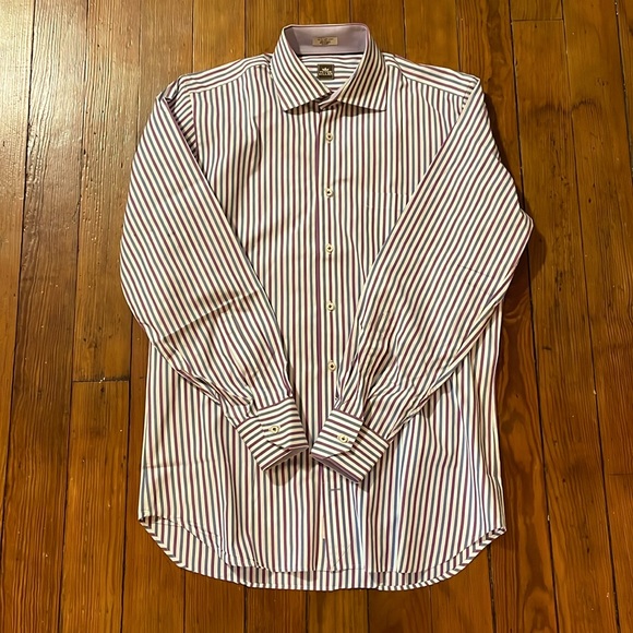 Peter Millar Dress Shirt 15.5/39cm Mens - Picture 1 of 8
